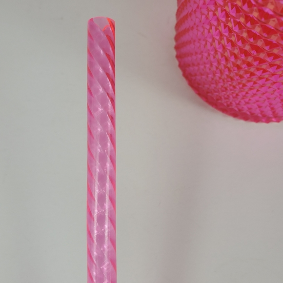 Starbucks Holiday Neon Pink Iridescent Cold Cup - Picture 7 of 8